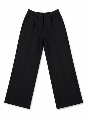 Old Navy Black Wide-Leg Trousers with Pleats